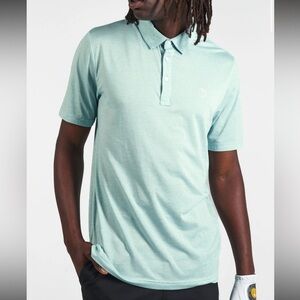 Palm Coasty Golf Polo in Seafoam